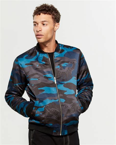 versace camouflage jacket|Versace jacket price.